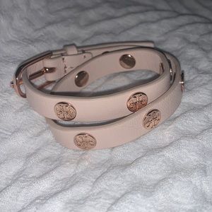 Tory Burch Leather Wrap Bracelet